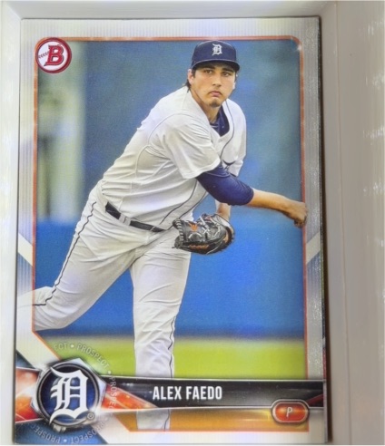 2018 Bowman Chrome Prospects #BCP124 Alex Faedo — front