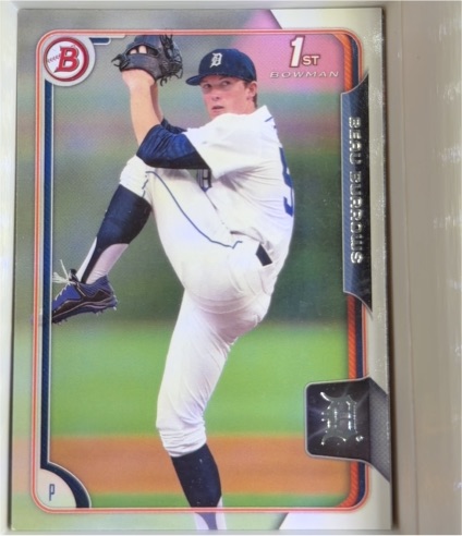 2015 Bowman Draft #17 Beau Burrows — front