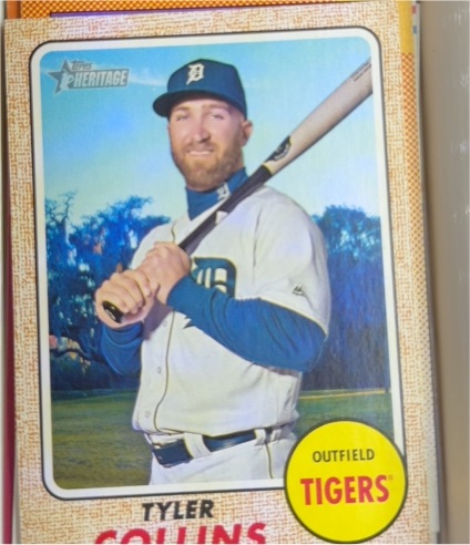 2017 Topps Heritage #360 Tyler Collins — front