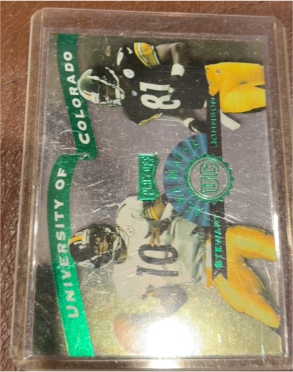 1999 Playoff Prestige Alma Maters #AM25 Kordell Stewart / Charles Johnson — front