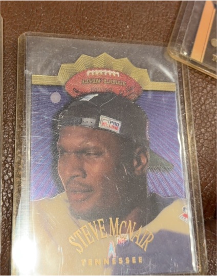 1998 Collector's Edge Advantage Livin' Large #22 Steve McNair — front