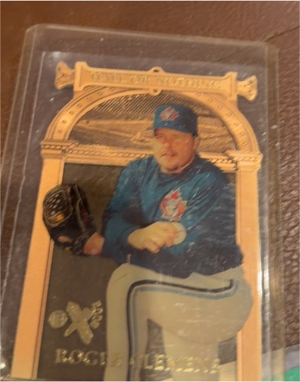 1997 E-X2000 Hall or Nothing #7 Roger Clemens — front
