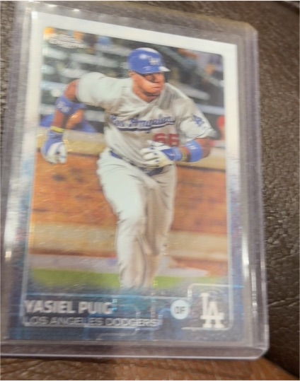 2015 Topps Chrome #52 Yasiel Puig — front
