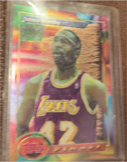 1993-94 Topps Finest #181 James Worthy — front