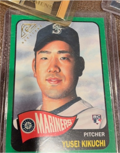 2019 Topps Heritage Gallery #HT-31 Yusei Kikuchi — front