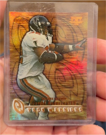 1999 Collector's Edge Triumph #PW1 Jamal Anderson Pack Warriors — front