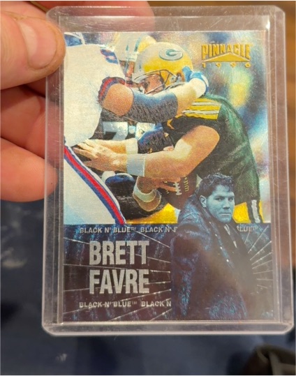 1996 Pinnacle #7 Brett Favre — front