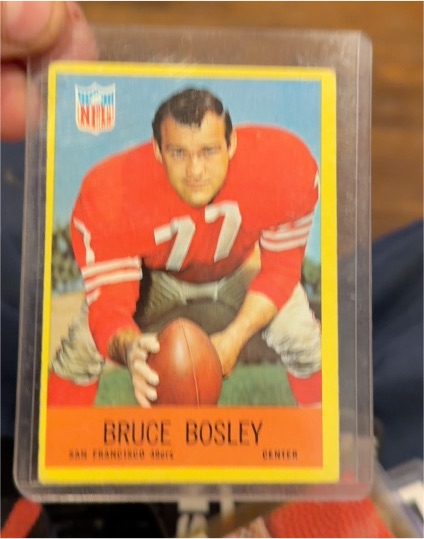 1967 Philadelphia #171 Bruce Bosley — front