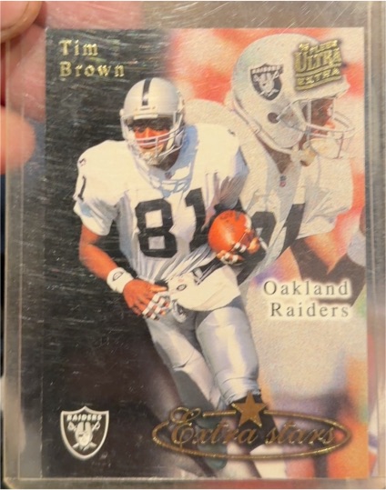 1995 Fleer Ultra #510 Tim Brown — front