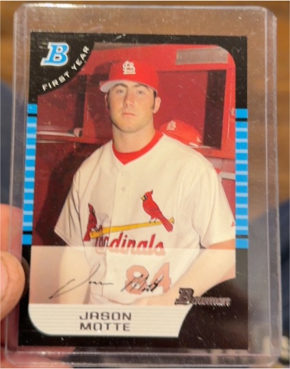 2005 Bowman #309 Jason Motte — front
