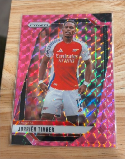 2024-25 Panini Prizm Premier League #25 Jurrien Timber — front