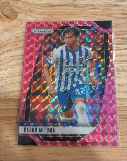 2024-25 Panini Prizm Premier League #173 Kaoru Mitoma — front