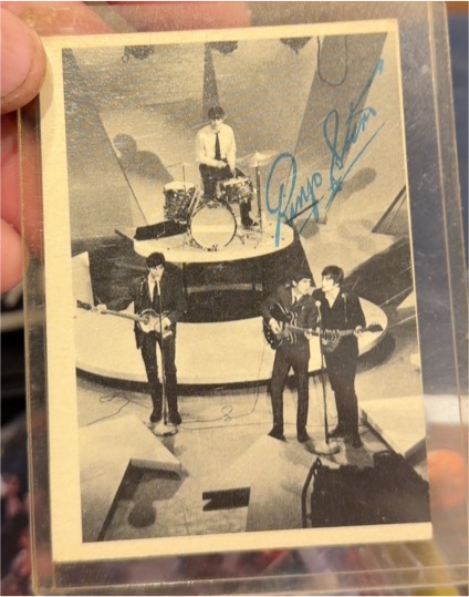 1964 Topps The Beatles Black and White 2nd Series #95 John, Paul, George, Ringo — front