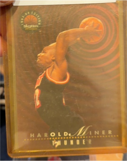 1993-94 SkyBox Premium #TL2 Harold Miner / Steve Smith Thunder and Lightning — front