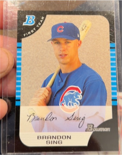 2005 Bowman #304 Brandon Sing — front