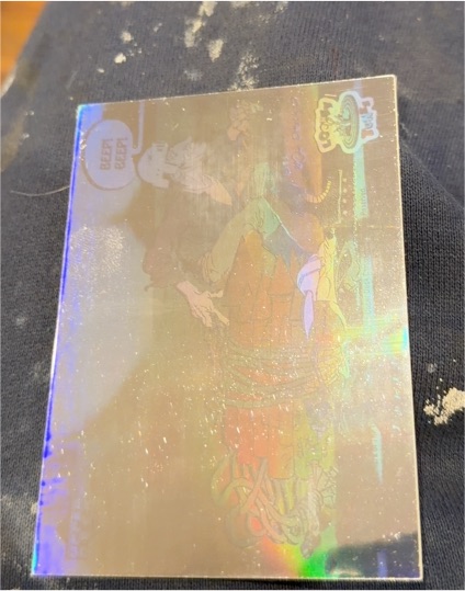 1996 Skybox Superman Holo Series Silver Jimmy Olsen #7 — front