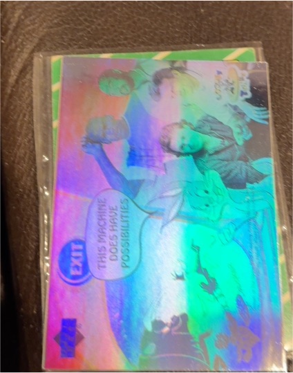 1993 Upper Deck Looney Tunes Hologram #NNO Michael Jordan — front
