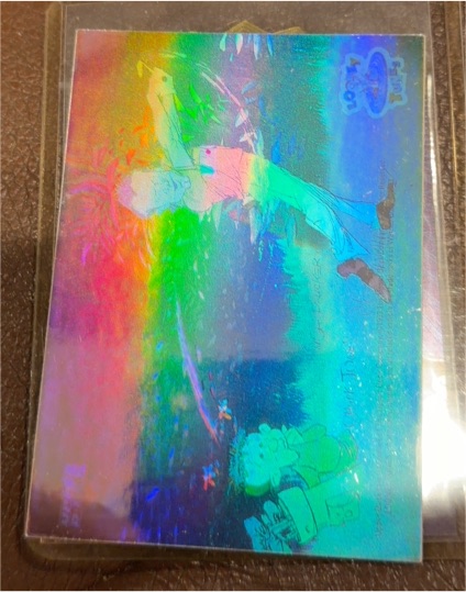 1993 Upper Deck Looney Tunes Hologram Joe Montana #NNO — front