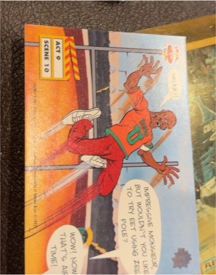 1993 Upper Deck Adventures in Toon World #ACT9 SCENE 10 Michael Jordan Bugs Bunny — front