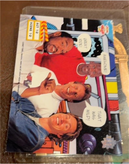 1993 Upper Deck Adventures in Toon World #Act 1 Scene 17 Michael Jordan, Wayne Gretzky, Joe Montana — front
