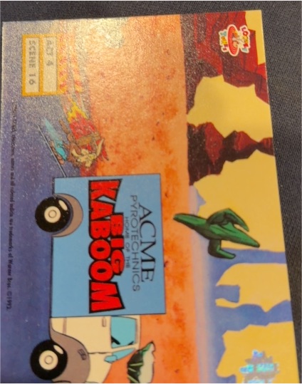 1993 Upper Deck Adventures in Toon World Act 4 Scene 16 Wile E Coyote — front