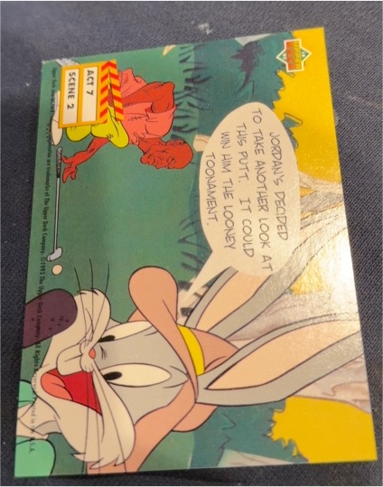 1993 Upper Deck Looney Tunes #ACT 7 Scene 2 Michael Jordan — front