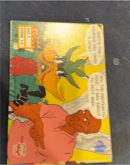 1993 Upper Deck Looney Tunes #Act 7 Scene 7 Michael Jordan — front