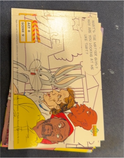 1993 Upper Deck Looney Tunes #Act 8 Scene 9 Michael Jordan — front