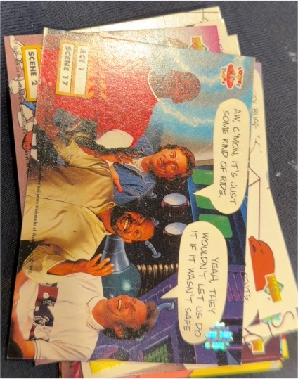 1993 Upper Deck Looney Tunes Act 1 Scene 17 Michael Jordan Joe Montana Wayne Gretzky — front