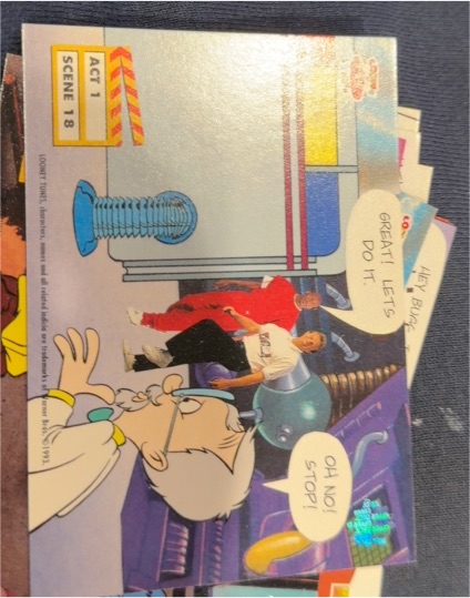 1993 Upper Deck Adventures In Toon World Act 1 Scene 18 Michael Jordan — front