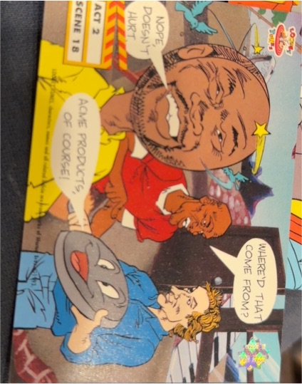 1993 Upper Deck Looney Tunes Act 2 Scene 18 Michael Jordan — front