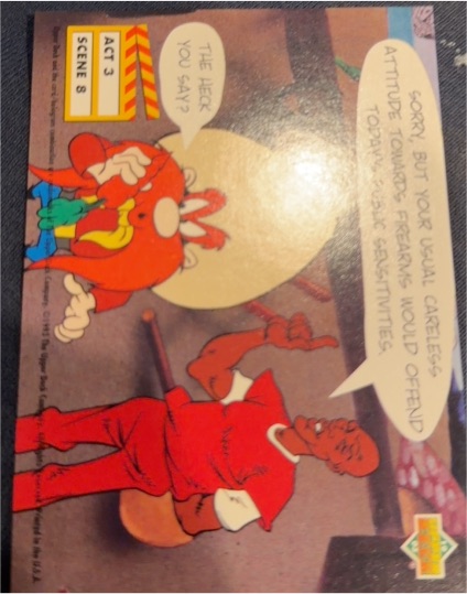 1993 Upper Deck Adventures in Toon World #Act 3 Scene 8 Michael Jordan — front