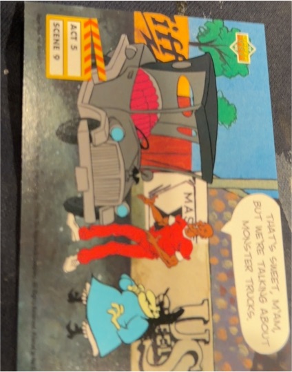 1993 Upper Deck Looney Tunes #Act 5 Scene 9 Michael Jordan — front