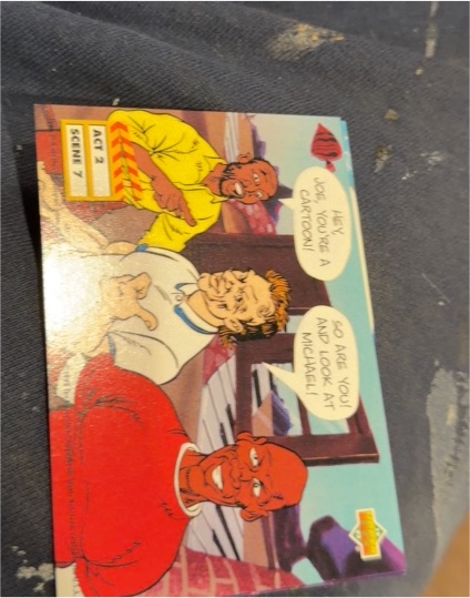 1993 Upper Deck Adventures In Toon World Michael Jordan ACT 2 SCENE 7 — front