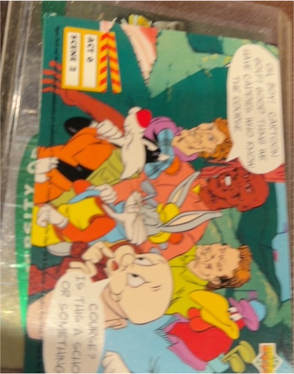 1993 Upper Deck Looney Tunes #Act 6 Scene 16 Bugs Bunny Daffy Duck Elmer Fudd Porky Pig — front