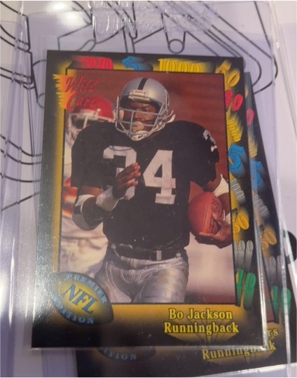 1991 Wild Card #108 Bo Jackson — front
