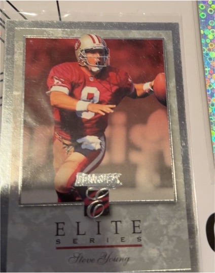 1996 Donruss Elite Series #7 Steve Young — front