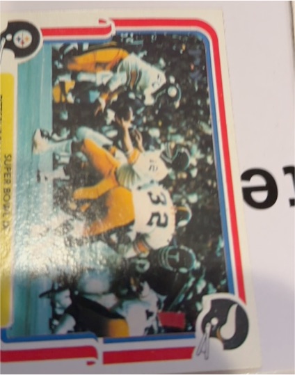 1980 Fleer Team Action Super Bowl XIV #70 Franco Harris — front