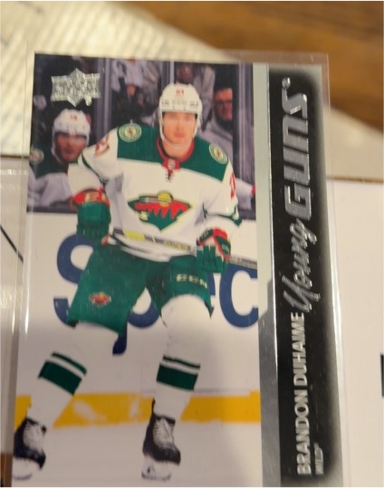 2021-22 Upper Deck Series 2 #474 Brandon Duhaime — front