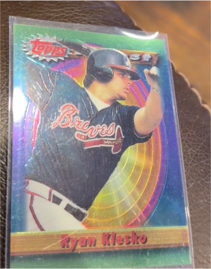 1994 Topps Finest #437 Ryan Klesko — front