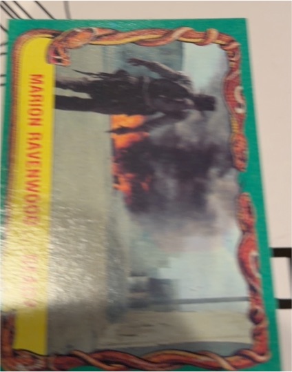 1981 Topps Raiders of the Lost Ark #30 Marion Ravenwood — front