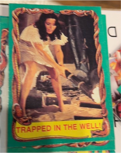 1981 Topps Raiders of the Lost Ark #58 Trapped in the Well! — front