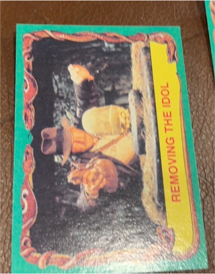 1981 Topps Raiders of the Lost Ark #10 Removing The Idol Indiana Jones — front