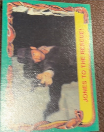 1981 Topps Raiders of the Lost Ark #27 Jones To The Rescue! — front