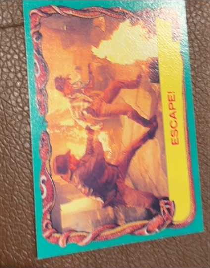 1981 Topps Raiders of the Lost Ark #32 Escape! — front