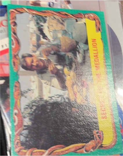 1981 Topps Raiders of the Lost Ark #34 Secret of the Medallion — front