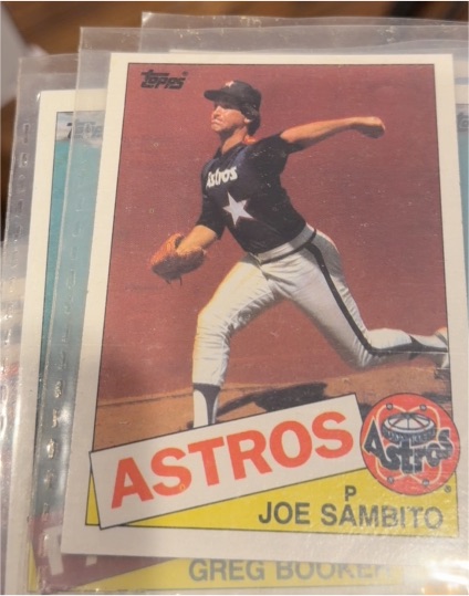 1985 Topps #264 Joe Sambito — front