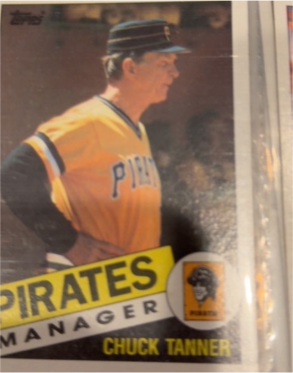 1985 Topps #268 Chuck Tanner — front