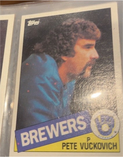 1985 Topps #254 Pete Vuckovich — front