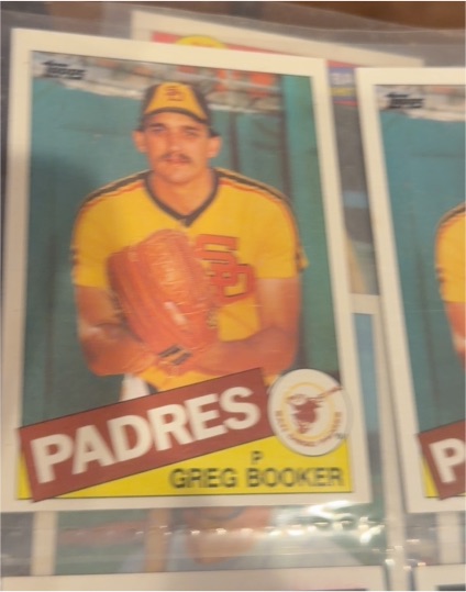 1985 Topps #262 Greg Booker — front